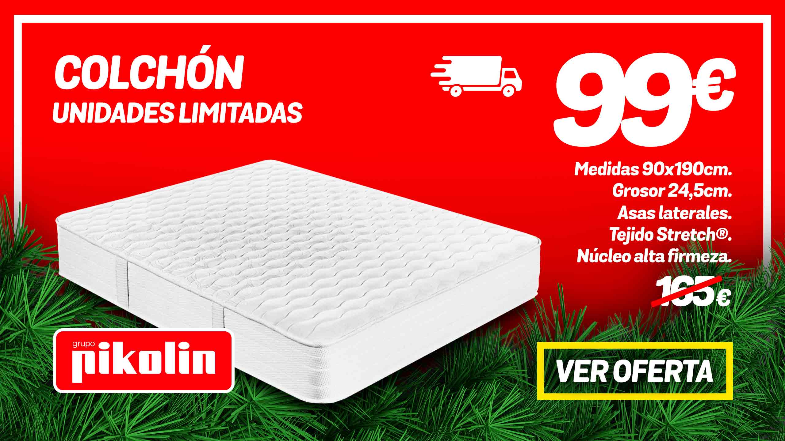 colchón de espumación HR en oferta online